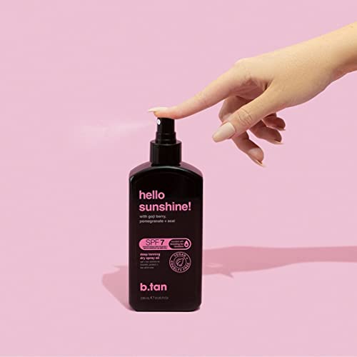 Image 5 of B.TAN 7 SPF Tanning Oil - Dark Intensifier Dry Spray