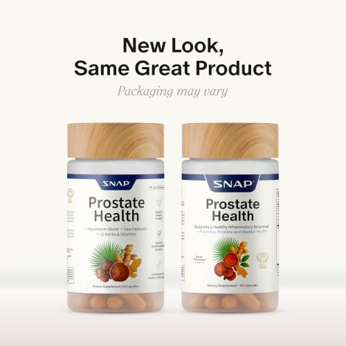 Image 3 of Snap Supplements Prostate Health + Nitric Oxide Booster Bundle, 90 Caps Ea