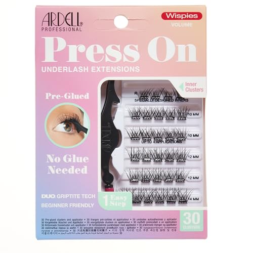 Image 1 of Default Title for the product Ardell Press On Pre-Glued Eyelash Extension with Applicator - Wispies Volume, 30 Count