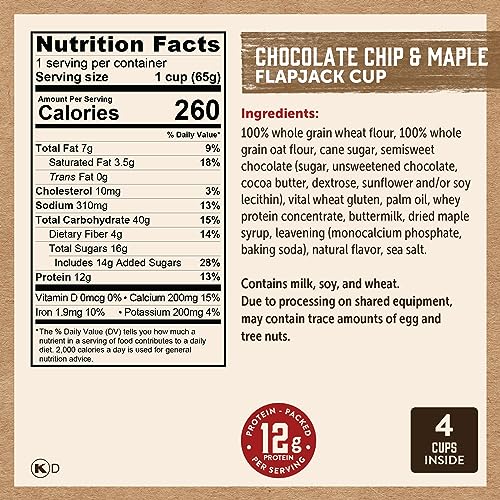 Image 3 of KODIAK CAKES Protein Pancake On The Go Flapjack Cups Mix