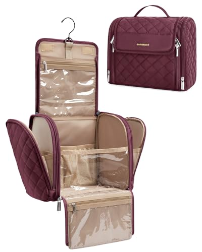 Image 11 of Cherry Red / Large for the product BAGSMART Hanging Travel Toiletry Bag