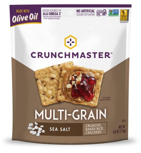 Image 2 of Crunchmaster Gluten-Free Multi-Grain Sea Salt Crackers, 4oz. (Pack of 6)