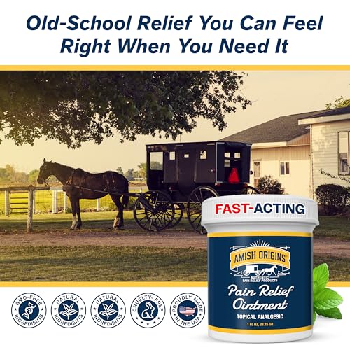 Image 5 of Amish Origins Pain Relief Ointment 1 oz Maximum Strength All Natural Discomfort Reliever