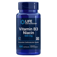 Thumbnail for Life Extension Vitamin B3 Niacin 500 MG 100 caps