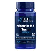Thumbnail for Life Extension Vitamin B3 Niacin 500 MG 100 caps