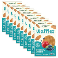 Thumbnail for Image 1 of Default Title for the product Sprout Organics Toddler Snacks CoComelon Blueberry Apple Wafflez 50-Count