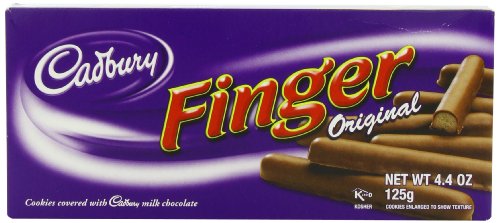 Image 1 of Default Title for the product Cadbury Fingers Milk, 4.02 Ounce (114g)