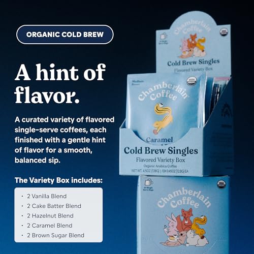 Image 3 of Chamberlain Coffee Flavored Variety Instant Cold Brew Singles - 10 Packets
