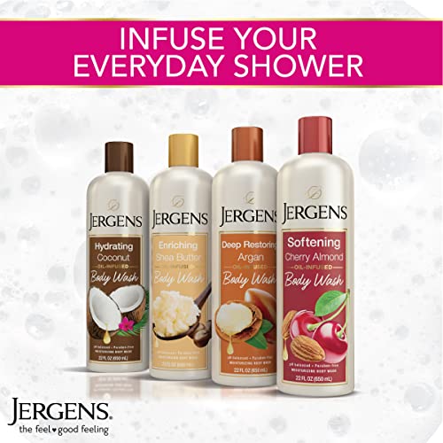 Image 6 of Jergens Enriching Shea Butter Body Wash, 22 Ounces