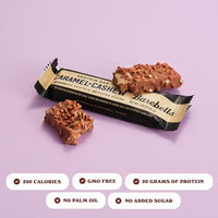 Thumbnail for Image 3 of BAREBELLS Protein Bars Caramel Cashew - 12 Count, 20g High Protein Treats