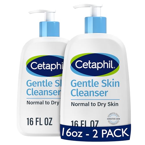 Image 4 of Unscented / 16 Fl Oz (Pack of 2) for the product Cetaphil Gentle Cleanser Hydrating Face & Body Wash Sensitive Skin