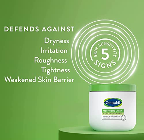 Image 5 of Cetaphil Moisturizing Cream Ultimate with Prebiotic Aloe, Very Dry to Dry Sensitive Skin, 2 Pack - 20 Ounce and 16 Ounce