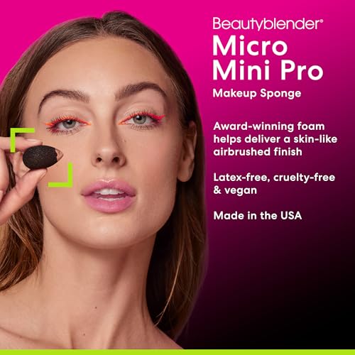 Image 2 of beautyblender Micro Mini Pro Black Makeup Sponges, 2 Pack