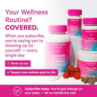 Thumbnail for Image 5 of Pink Stork Fertility Gummies for Her | Myo-Inositol  CoQ10 | 60 ct