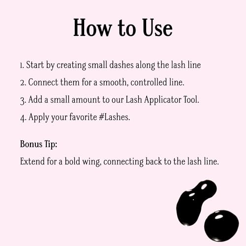 Image 6 of Gerard Cosmetics Lash Liner Glue (Black), 2 in 1 Eyeliner and Eyelash Glue Pen