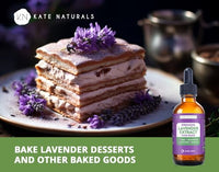 Thumbnail for Image 5 of Kate Naturals Lavender Flowers 4oz & Lavender Extract 1oz Bundle