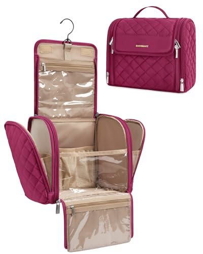 Image 12 of Garnet Red / Large for the product BAGSMART Hanging Travel Toiletry Bag