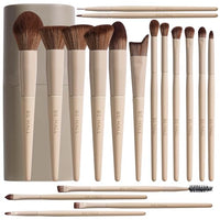 Thumbnail for Image 7 of B-Matte for the product BS-MALL Makeup Brush Set 18 Pcs Professional Synthetic Brushes with Case