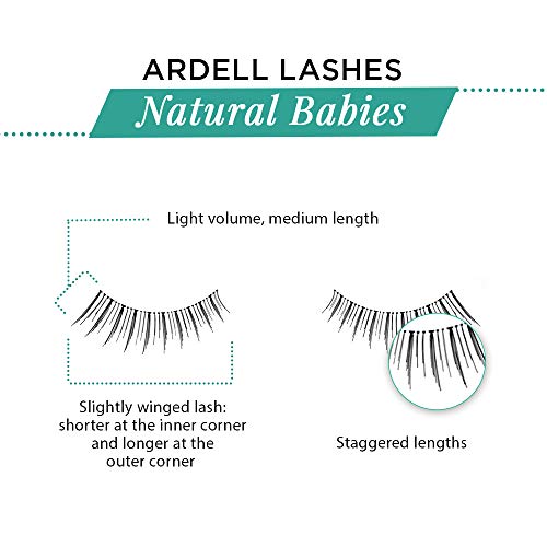 Image 4 of Ardell False Eyelashes Babies Black 4 Pack