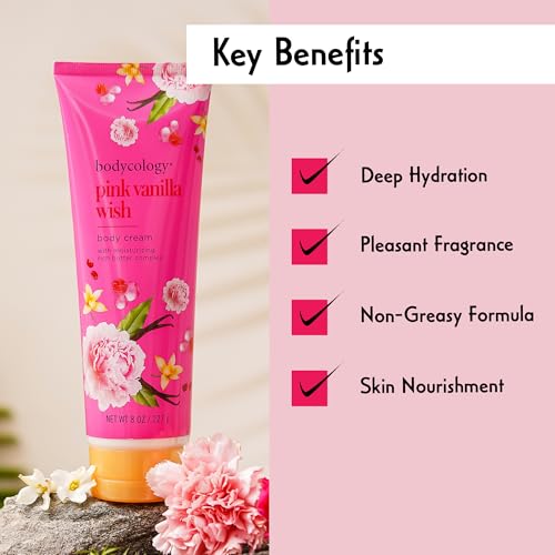 Image 5 of Bodycology Shea Butter Body Cream, Pink Vanilla Wish, 8 oz