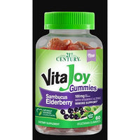Thumbnail for 21st Century VitaJoy Elderberry 100 mg 60 Gummies