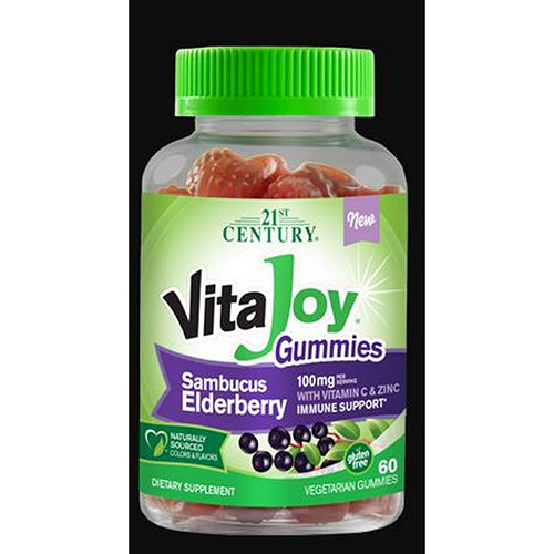 21st Century VitaJoy Elderberry 100 mg 60 Gummies
