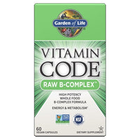 Thumbnail for Garden of Life Vitamin Code Raw B Complex 60 Caps