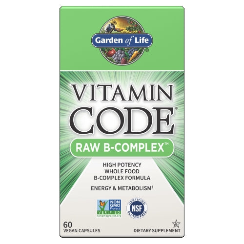 Garden of Life Vitamin Code Raw B Complex 60 Caps