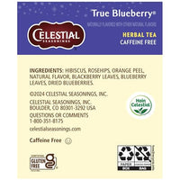 Thumbnail for Image 3 of Celestial Seasonings Herbal Tea, True Blueberry, 20 Count (Pack of 3)