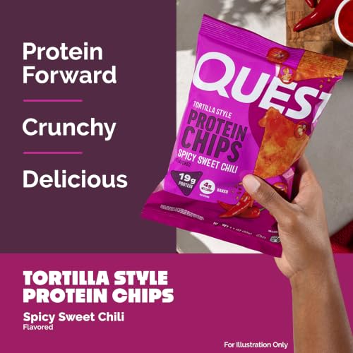 Image 4 of Quest Nutrition Spicy Sweet Chili Tortilla Chip, 1.1 oz (Pack of 12)