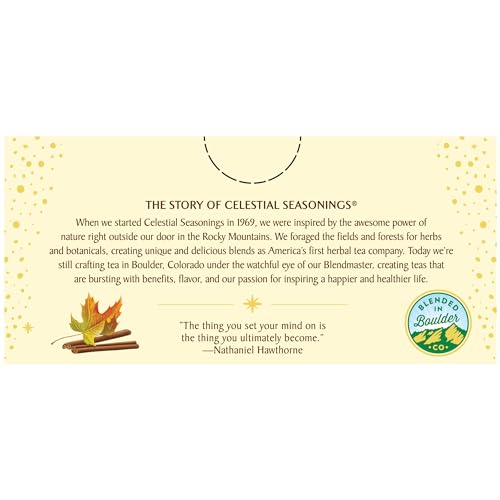 Image 5 of Celestial Seasonings Herbal Tea Vermont Maple Ginger Caffeine Free 20 Count Pack of 6