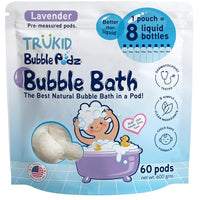 Thumbnail for Image 18 of Lavender / 60 Count (Pack of 1) for the product TruKid Bubble Podz Bubble Bath for Kids, Toddlers, & Babies