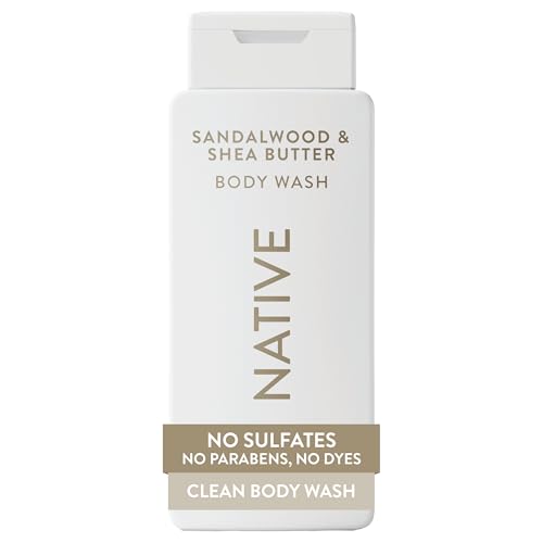 Image 1 of Default Title for the product Native Clean Body Wash for Women & Men, Sandalwood & Shea Butter, 18 fl oz