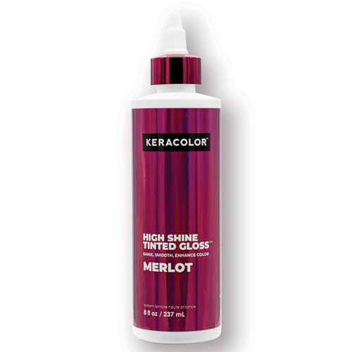 Image 5 of Merlot for the product KERACOLOR High Shine Tinted Hair Gloss In-Shower Glaze