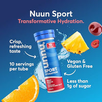 Thumbnail for Image 2 of Nuun Sport Electrolyte Tablets, Fruit Punch Flavor, GF & Vegan, 8 Pack