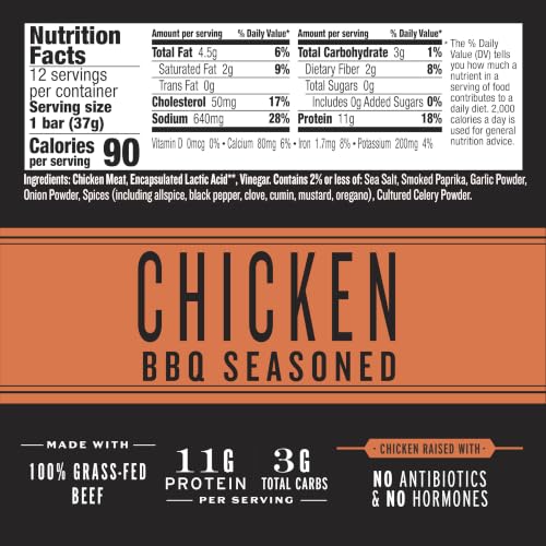 Image 2 of Epic BBQ Chicken Protein Bar, 12 ct, 1.3oz bars