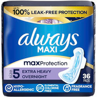 Thumbnail for Image 1 of Size 5 / 36 for the product Always Maxi Feminine Pads For Women