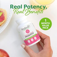 Thumbnail for Image 4 of Probulin Womens Probiotic - Vaginal, UT, Gut & Immune Health with Lactobacillus Reuteri - 20 Billion CFU, 12 Probiotic Strains & Prebiotics - 30 Vegan, Gluten Free Capsules for Whole-Body Wellness