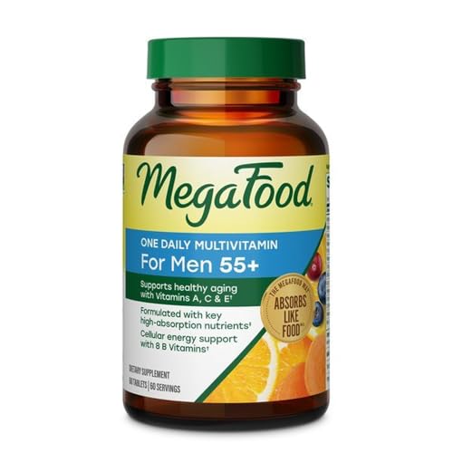 Image 1 of Unflavored / 60 Count (Pack of 1) for the product MegaFood One Daily Multivitamin for Men 55+ with 19 Nutrients