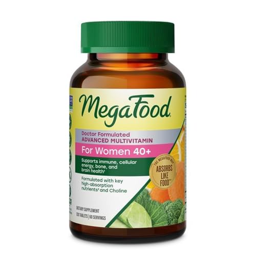 Image 1 of 120 Count (Pack of 1) for the product MegaFood Advanced Multivitamin for Women 40+ 120 Tablets