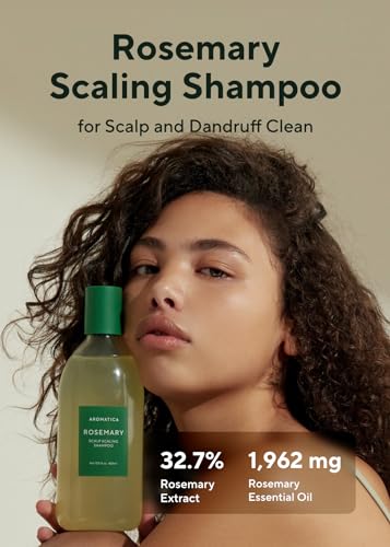 Image 2 of AROMATICA Rosemary Scalp Scaling Shampoo (2 packs) (13.53 oz)