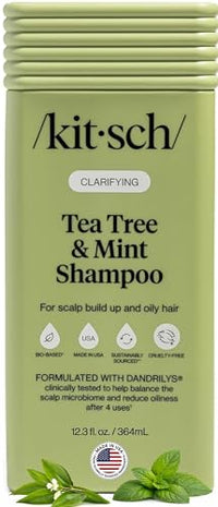 Thumbnail for Image 1 of Default Title for the product Kitsch Tea Tree & Mint Shampoo for Women & Men – 12.3 oz