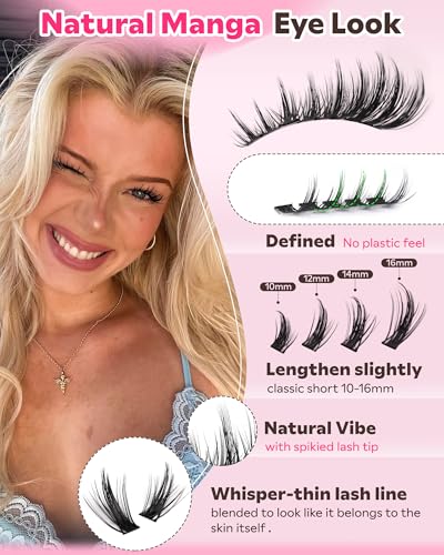 Image 14 of Goddvenus Manga Lash Clusters Natural Wispy Eyelash Extensions