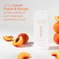Thumbnail for Image 5 of Native Clean Body Wash for Women & Men, Sweet Peach & Nectar, 18 fl oz