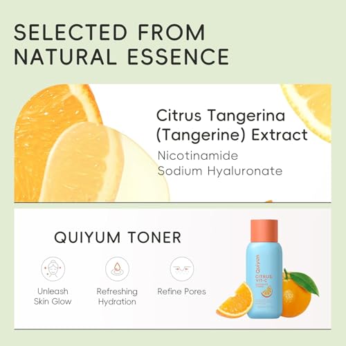 Image 5 of QUIYUM Fruit Skin Care Set, 5 Daily Skincare Routine for Women Teen Girl
