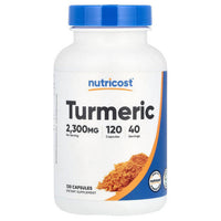 Thumbnail for Nutricost Turmeric 95% Curcyminoids 500 Mg 120 Caps