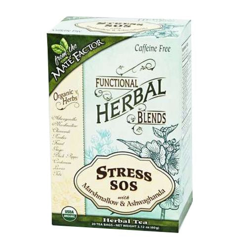 The Mate Factor Stress SOS with Marshmallow and Ashwagandha 20 Bags