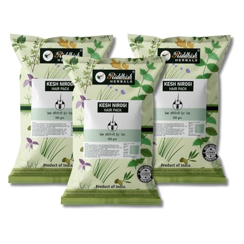 Image 1 of Default Title for the product Riddhish HERBALS Kesh Nirogi Hair Pack 100gm Pack of 3