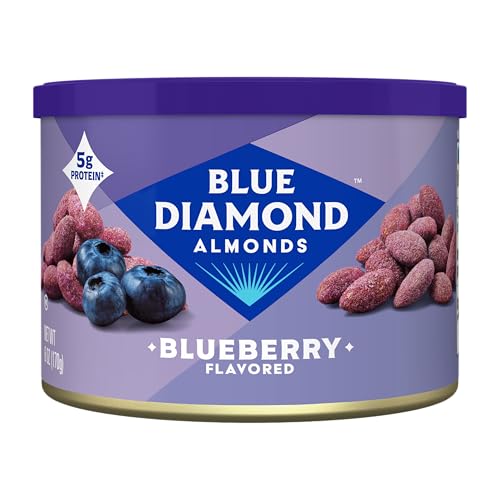 Image 1 of Default Title for the product Blue Diamond Almonds Sweet Blueberry Flavored Snack Nuts, 6 Ounce (Pack of 12)
