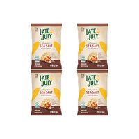 Thumbnail for Image 1 of Default Title for the product Late July Organic Sea Salt Multigrain Tortilla Chips, 7.5 Ounce Pack of 4